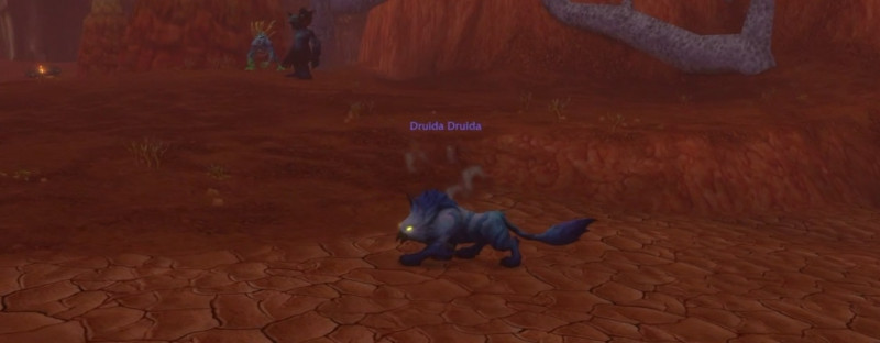 Skyborne Cat Form — a blue bird-cat hybrid similar to Modern WoW Owlcats